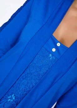 Lace Panel Long Sleeve Faux Two Piece T Shirt -Modlily Shop 247580 P 15965299002034