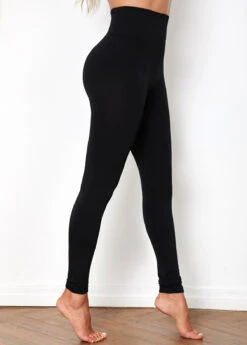 Black High Waist Super Elastic Legging -Modlily Shop 248688 P 15973714606342