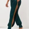 Dark Green Lace Up Side Slit Pants -Modlily Shop 292156 P 16383551472840