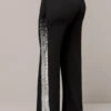 Sequin Black Ombre High Waisted Pants 2 Sequin Black Ombre High Waisted Pants -Modlily Shop 292419 P 16384420680421
