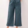Peacock Blue High Waisted Pockets Pants -Modlily Shop 293724 P 16415368255710