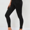 Double Side Pockets Black High Waisted Leggings -Modlily Shop 307941 P 16581087167440