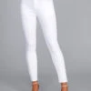 White High Waisted Button Fly Leggings -Modlily Shop 320782 P 16710213117930