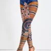 Multi Color Tribal Print High Waisted Leggings 2 Multi Color Tribal Print High Waisted Leggings -Modlily Shop 323129 P 16740917081620