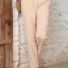 Beige Pocket Drawastring High Waisted Pants -Modlily Shop 329150 P 1678689598938