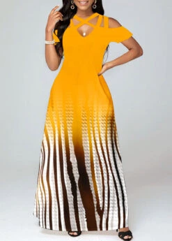 Orange Criss Cross Ombre Maxi Dress -Modlily Shop 332093 P 1681874888034