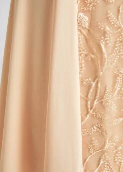 Champagne Patchwork Short Sleeve V Neck Dress 11 Champagne Patchwork Short Sleeve V Neck Dress -Modlily Shop 332364 P 16873113478684