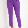 Purple Pocket Skinny Zipper Fly High Waisted Pants -Modlily Shop 334601 P 16856128969712