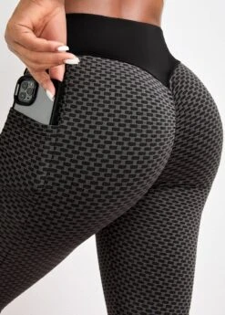 Black Pocket Skinny Elastic Waist High Waisted Pants 11 Black Pocket Skinny Elastic Waist High Waisted Pants -Modlily Shop 335087 P 16863144334864