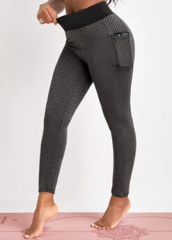 Black Pocket Skinny Elastic Waist High Waisted Pants 10 Black Pocket Skinny Elastic Waist High Waisted Pants -Modlily Shop 335087 P 16863144339183