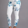 White Ink Painting Print High Waisted Leggings -Modlily Shop 336659 P 16967559976470